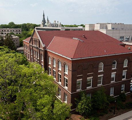 Fisk Hall on Evanston campus.