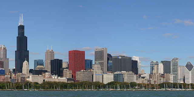 The Chicago Skyline.