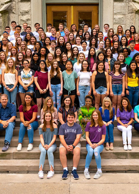 A group of Medill Cherubs.