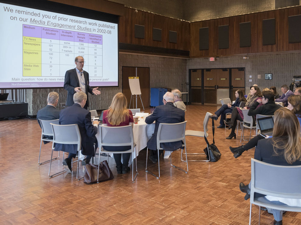 IMC Professor Edward Malthouse gives a presentation