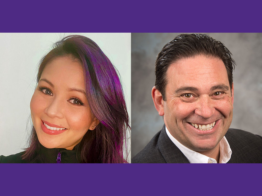 Side-by-side headshots of Lan Nguyen Chaplin and Larry DeGaris.