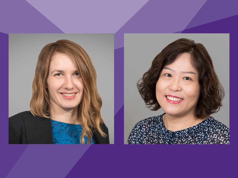 Medill faculty members Jessica Hullman and Mi Hyun Lee