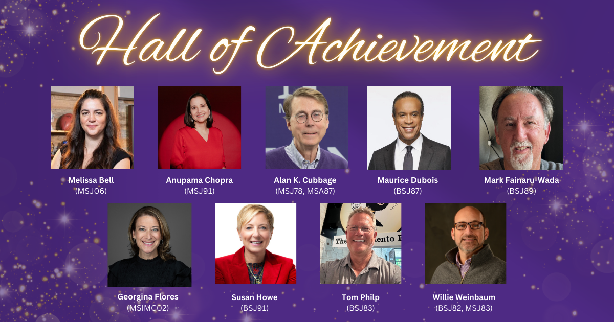 Headshots of the Hall of Achievement inductees.