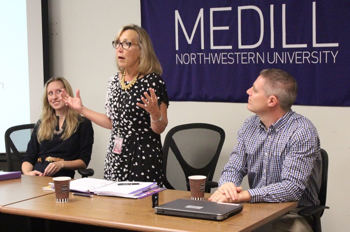 Panelists speak at Medill's Health Care Reporting Confernece