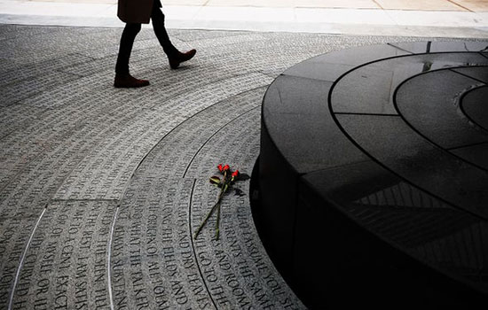 Memorial to victims of the AIDS epidemic, New York.